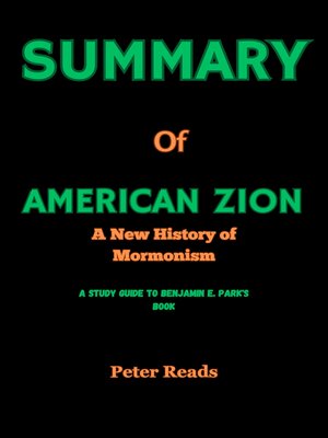 cover image of SUMMARY     of  AMERICAN ZION